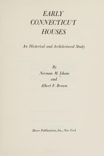 Early Connecticut houses