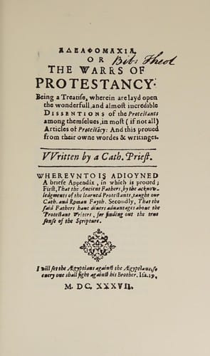 The warrs of Protestancy, 1637