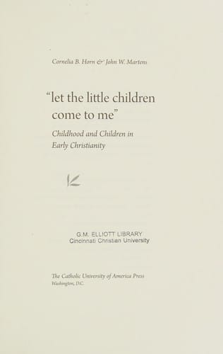 Let the little children come to me