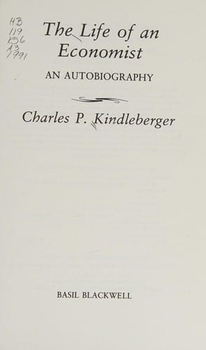 The life of an economist