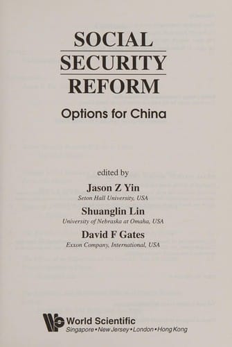 Social security reform