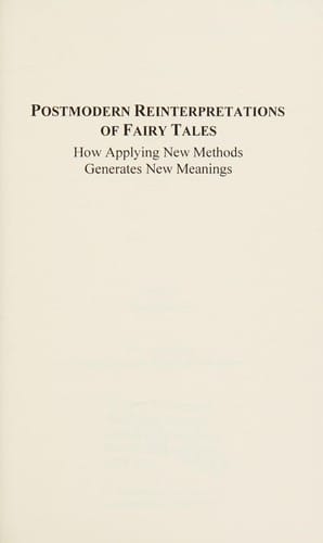 Postmodern reinterpretations of fairy tales