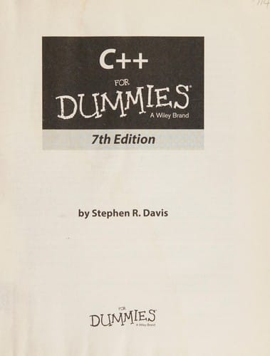 C++ for dummies