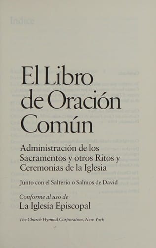 El libro de Oración Común