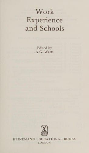 Work experience and schools