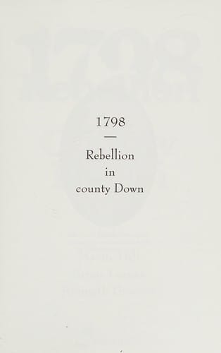 1798 Rebellion in County Down