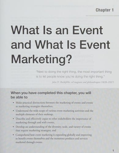 Event marketing