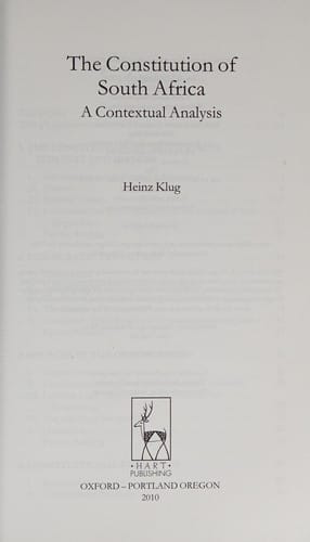 The constitution of South Africa