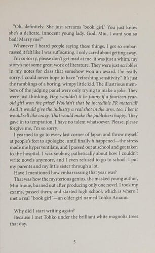 Book girl and the suicidal mime