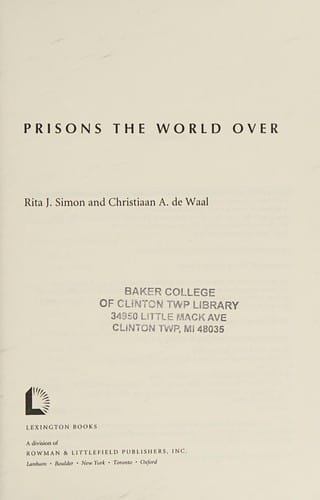 Prisons the world over