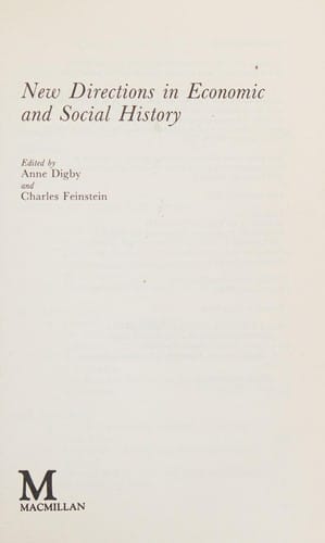 New directions in economic and social history