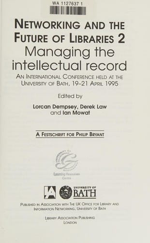 Networking and the future of libraries 2