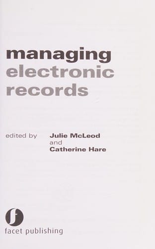 Managing electronic records