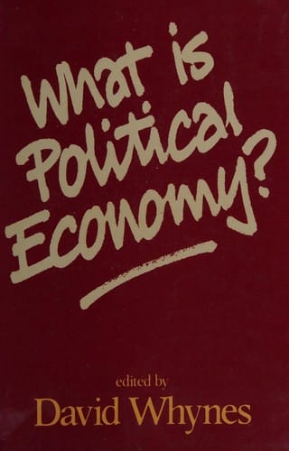 What is political economy?