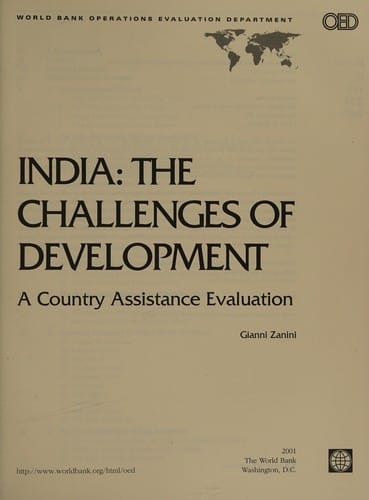 India, the challenges of development