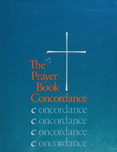 The prayer book concordance