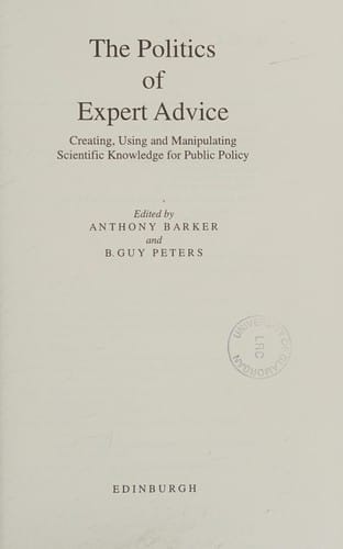 The Politics of Expert Advice