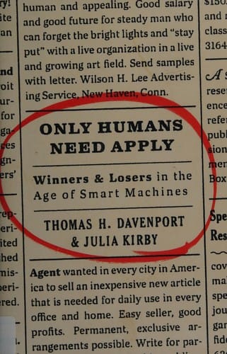 Only humans need apply