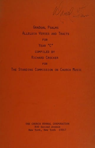 Gradual psalms, alleluia verses and tracts