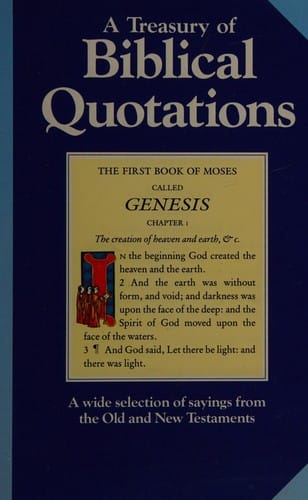 A Treasury of Biblical quotations