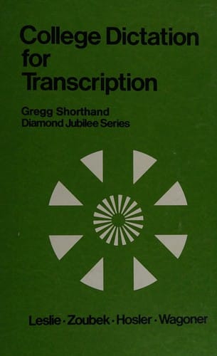 College dictation for transcription