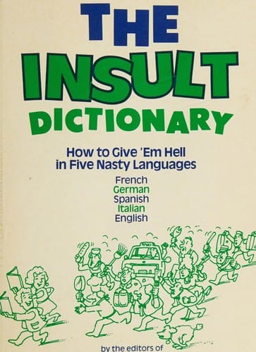 The Insult dictionary