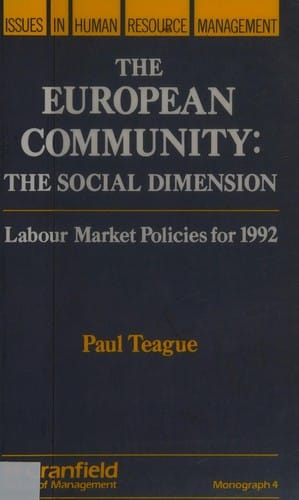 The European Community (Issues in Human Resource Management)