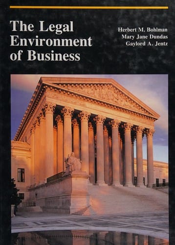 The legal environment of business