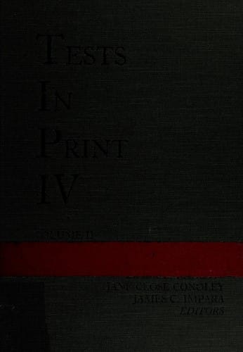 Tests in print IV
