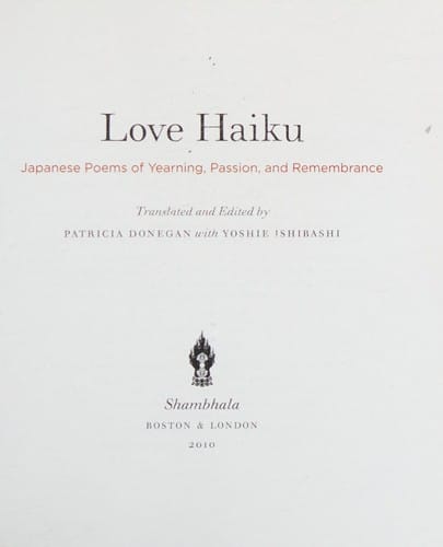 Love haiku
