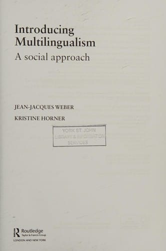 Introducing multilingualism