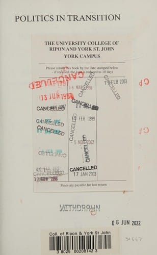 Politics in transition