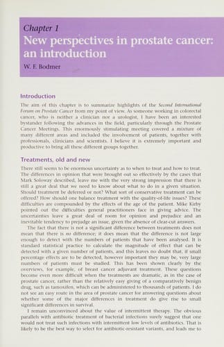 New perspectives in prostate cancer