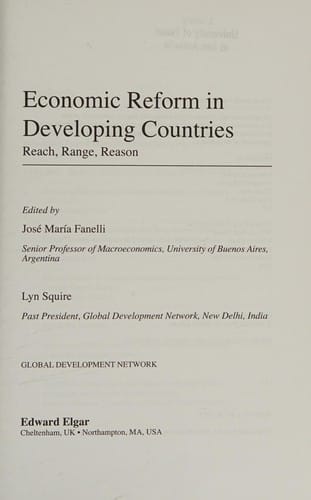 Economic reform in developing countries