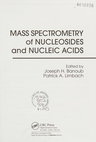 Mass spectrometry of nucleosides and nucleic acids