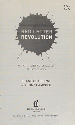 Red letter revolution