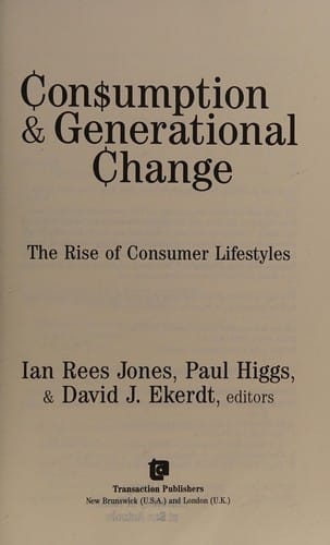 Consumption and generational change