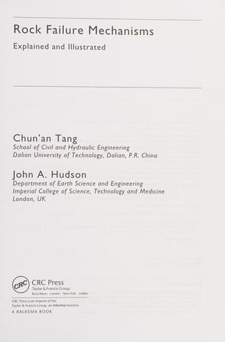 Rock failure mechanisms