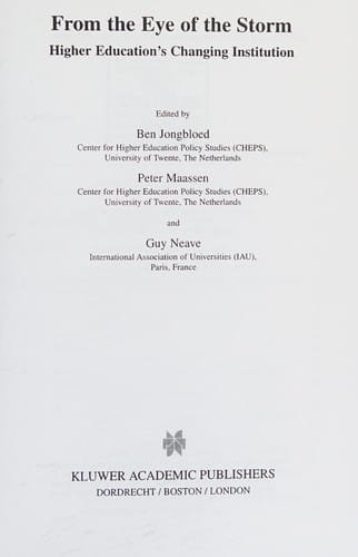 From the eye of the storm