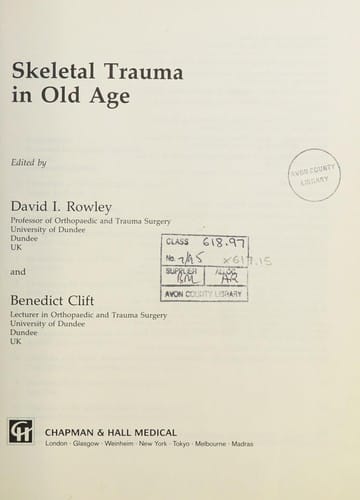Skeletal trauma in old age