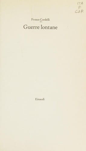 Guerre lontane