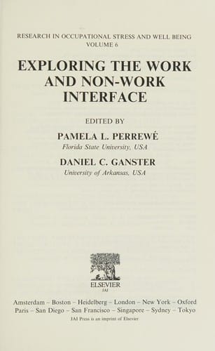 Exploring the work and non-work interface