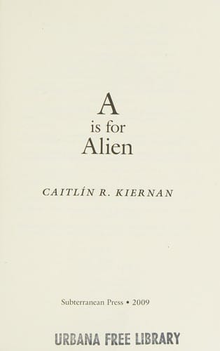 A is for alien