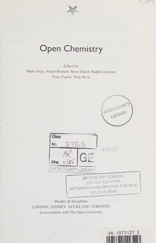Open chemistry