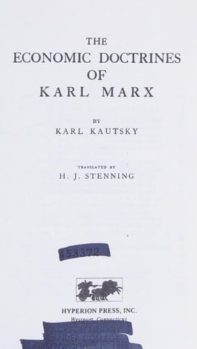 The economic doctrines of Karl Marx