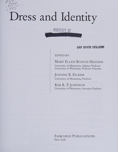 Dress and Identiy