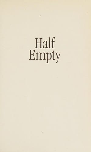 Half empty