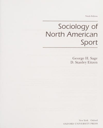 Sociology of North American sport