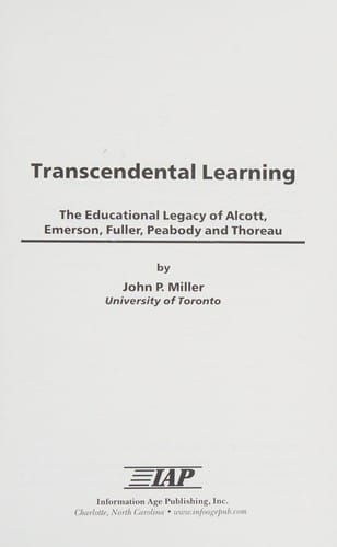 Transcendental learning
