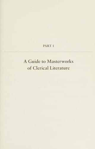 Pastors in the classics